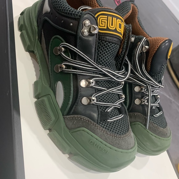 Gucci Flashtrek Sega Green Boots - Picture 4 of 6